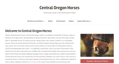 Desktop Screenshot of centraloregonhorse.com