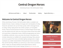 Tablet Screenshot of centraloregonhorse.com